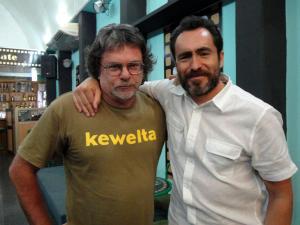 Con el actor mexicano Demián Bichir, 16 de septiembre 2014