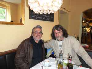 Con Paul Leduc, Innsbruck, mayo de 2013